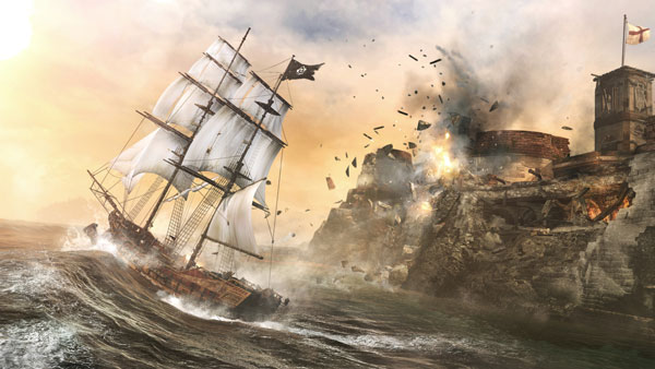 Assassin's Creed 4 - Sea Battle, Assaulting a Fort