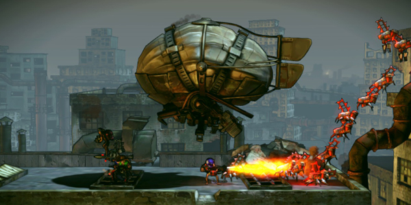 shoot-many-robots gameplay screenshot